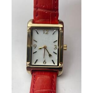 Stella and Dot Womens Quartz Watch 21mm - New Battery - Adjustable Leather Band